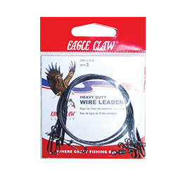 Eagle Claw Value Pack Heavy Duty Wire Leaders 6”, 9”, 12”, 18”. 20
